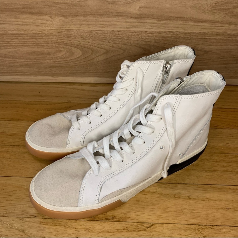 Dolce Vita Women's Zohara Lace Up High Top Sneakers - Size 7